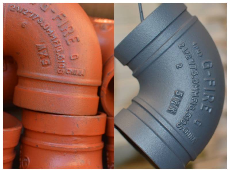 Elbow before and after
