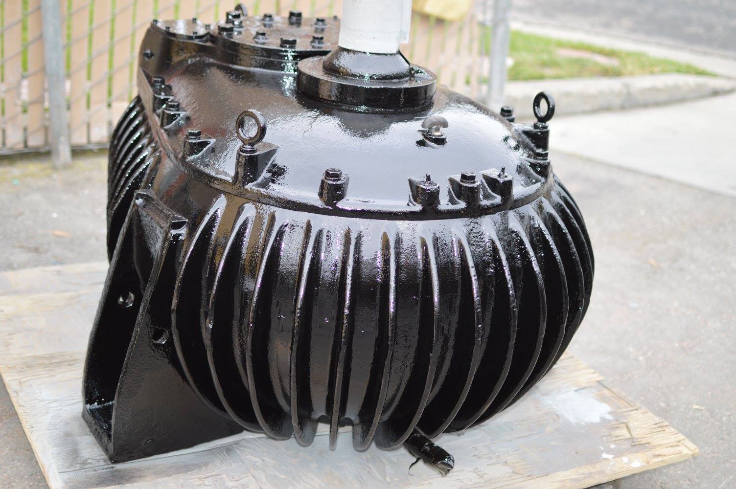 Gearbox after gloss black